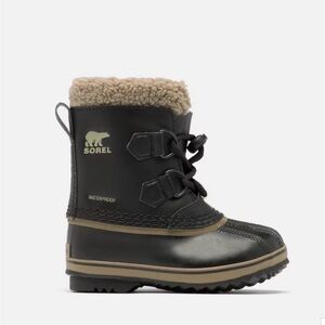 Sorel Yoot Pack TP Kids Snow Boots -Waterproof - Size 2 - Unisex - Black -